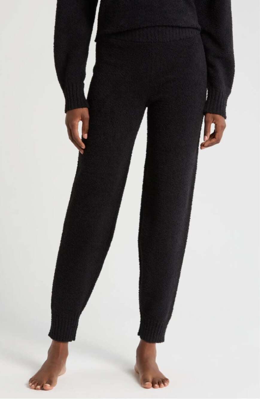 UGG Darianna Cozy Fleece Lounge Pants Black XL